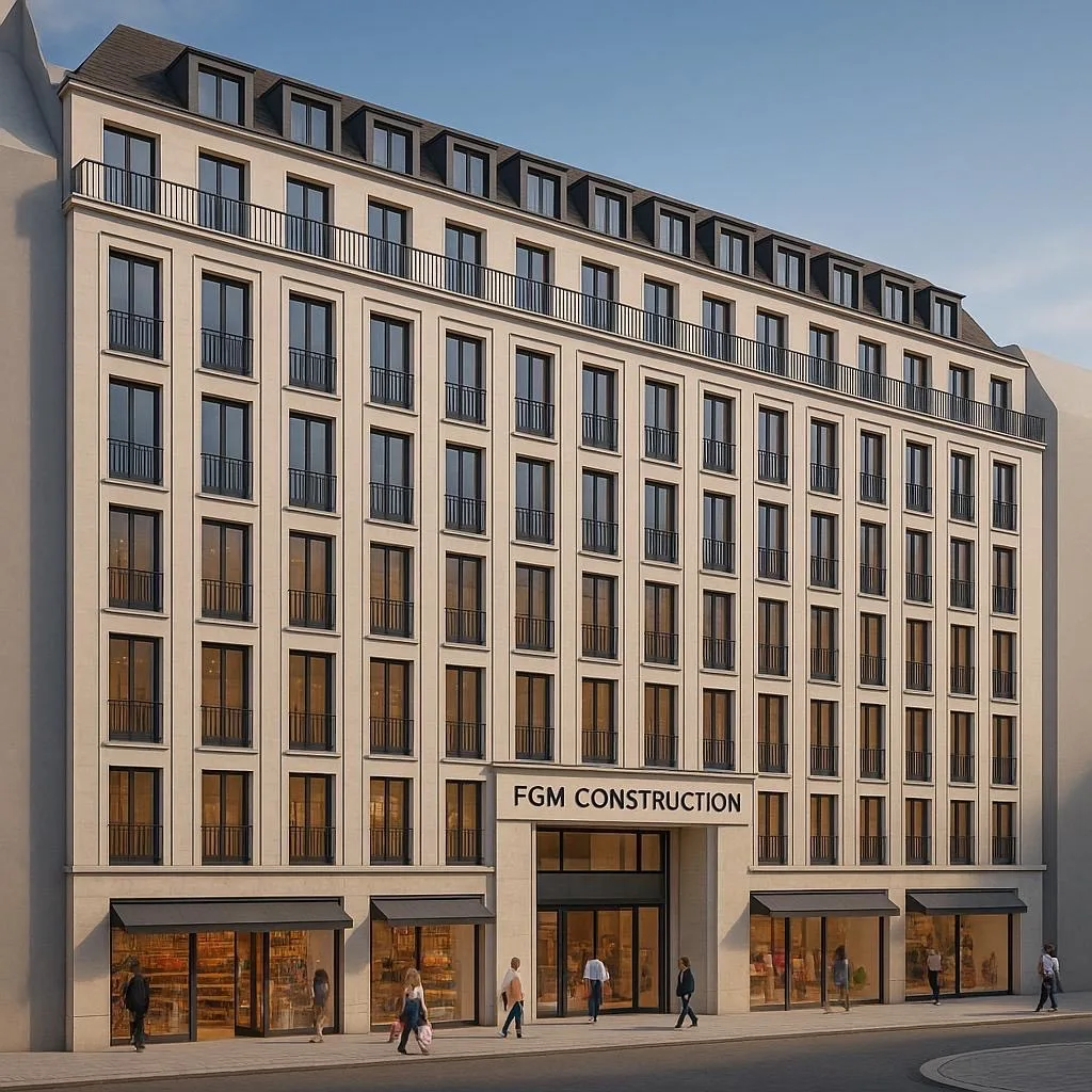 Abendansicht – Bremen Am Wall 117–125